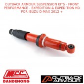 OUTBACK ARMOUR SUSPENSION KITS - FRONT EXPD & EXPD HD FITS ISUZU D-MAX 2012 +